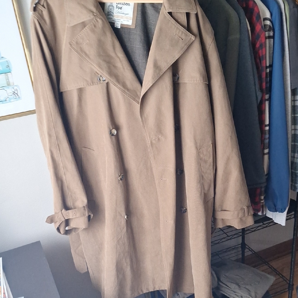 London Fog Men's Tan Trench Coat